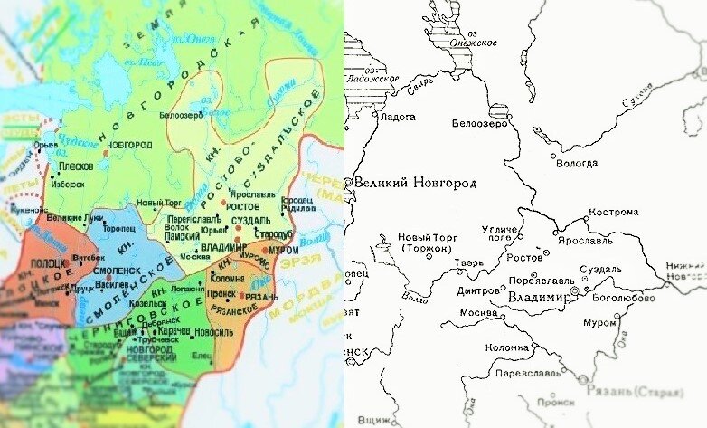 Местоположение суздальского княжества