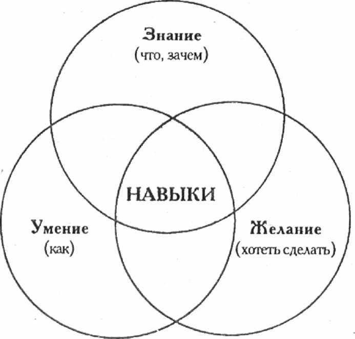 Знания умения навыки схема