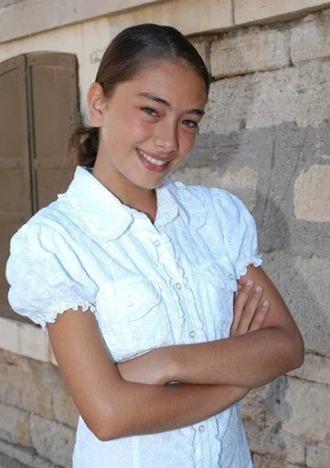 Неслихан Атагюль в 14 лет