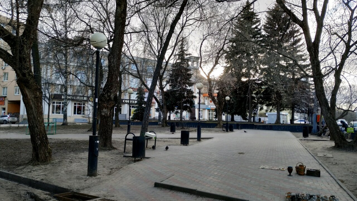 Сквер Свердлова до реконструкции