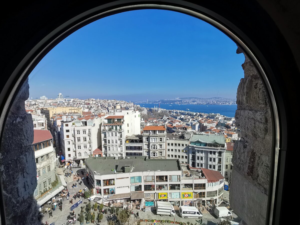 Вид из Галатской башни
