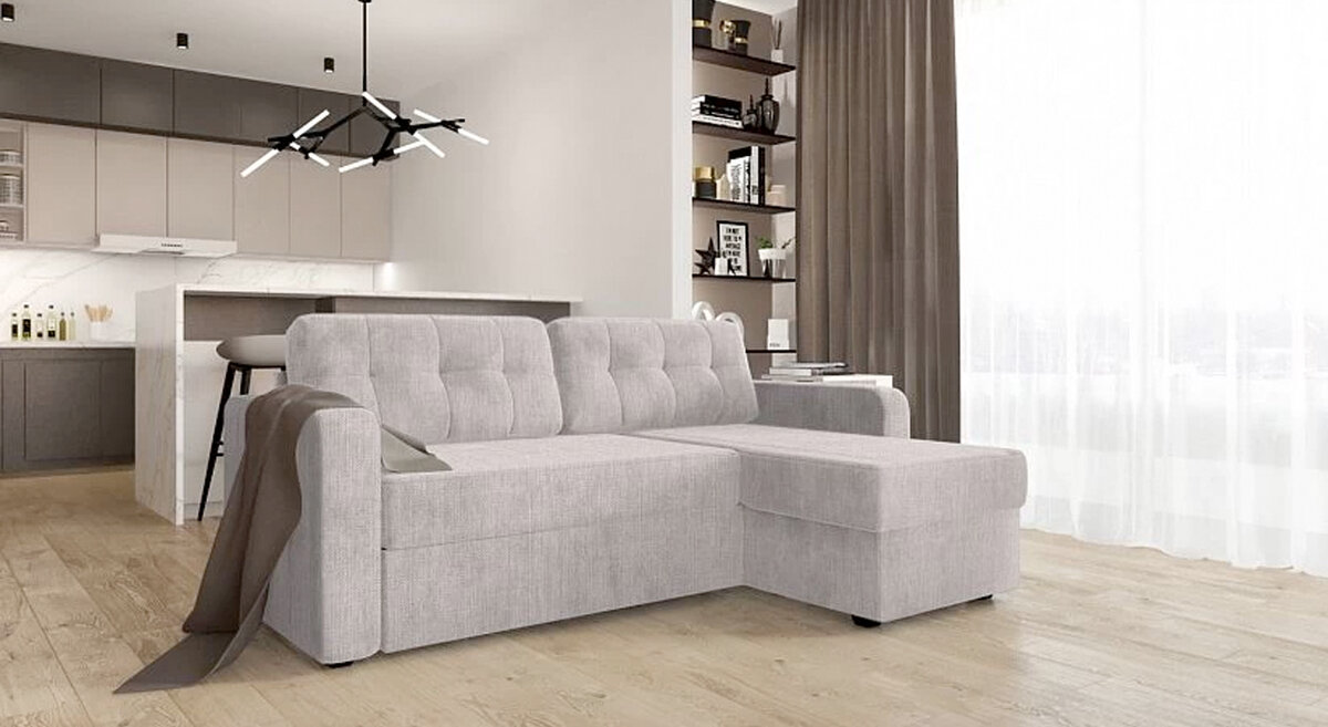 Угловой диван Loko Iris 507 с широкими подлокотниками