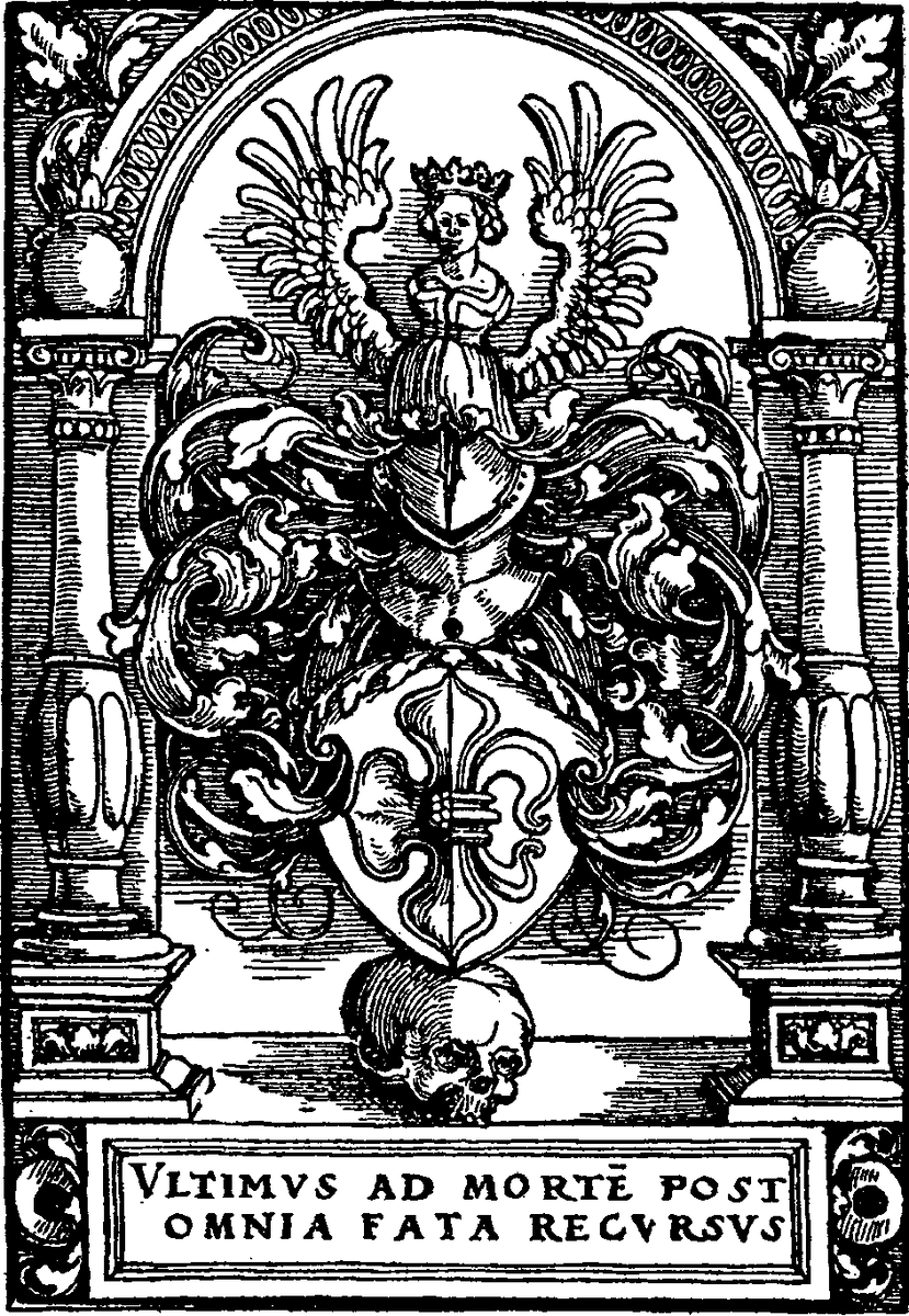 Альбрехт Дюрер. Экслибрис Лазаря Шпенглера. 1515 год