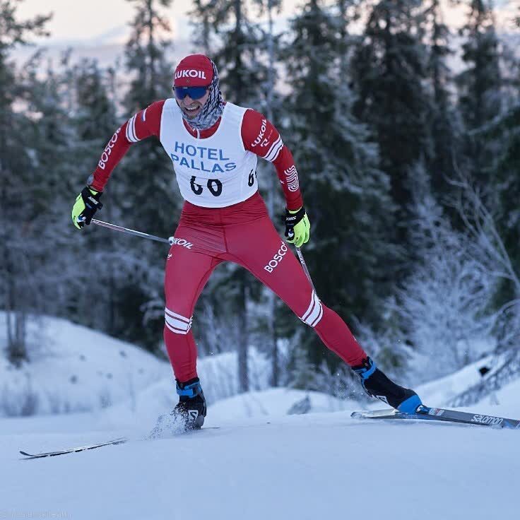 Артём Мальцев утюжит финские бугры. Фото из https://www.instagram.com/russianskiteam/