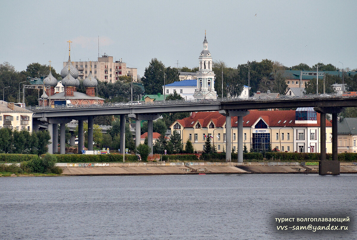 Левобережная часть моста. Фото 28.08.2018.