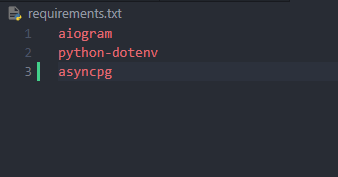 requirements