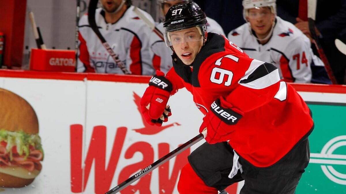    Хоккеист Никита Гусев в составе "Нью-Джерси Девилз"© Фото : nhl.com