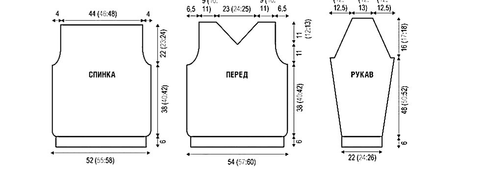 Выкройки деталей