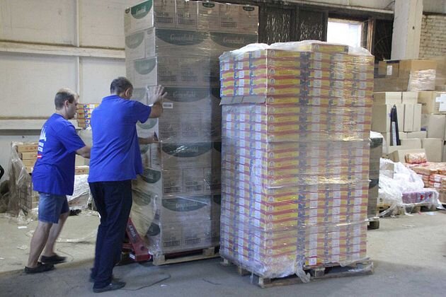    Гуманитарный груз Управление пресс-службы правительства Тульской области