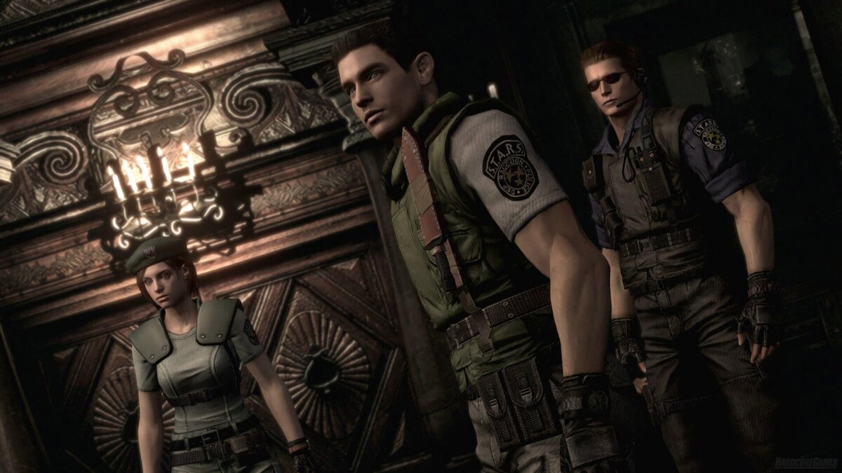 Resident Evil HD Remaster - ремастер первой игры в данной серии, сочетающий в себе дух первой игры 1996 года и так называемый Director's Cut или вырезанный контент (Картинка с просторов Интернета)