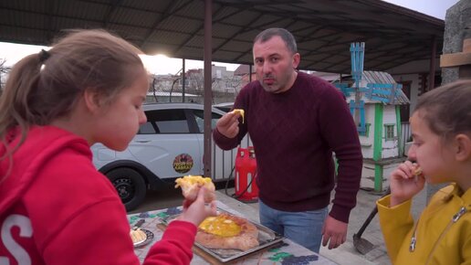 ПРОБУЕМ НАШ ДОМАШНИЙ ХАЧАПУРИ из ПЕЧИ