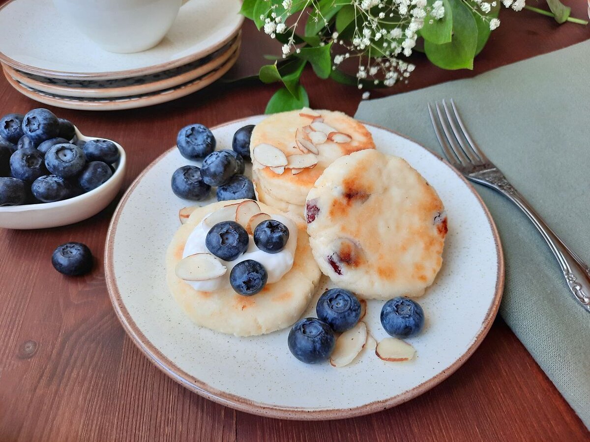 Сырники на миндальной муке от Инги Дьяковой. https://vk.com/wall-212354302_293