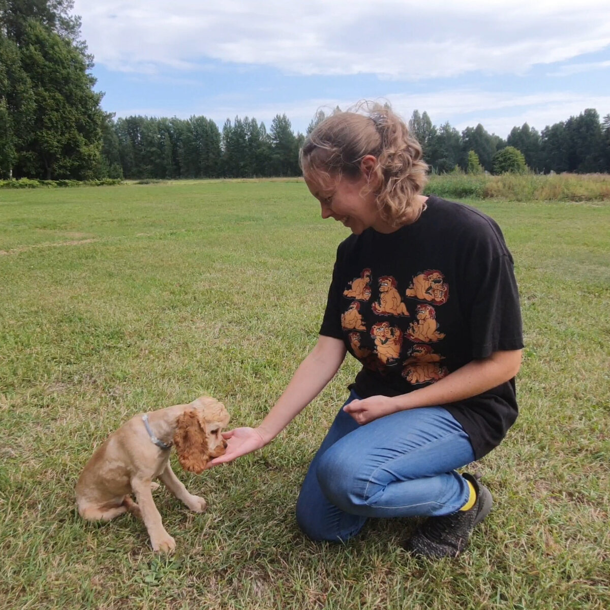 Первые занятия со щенком