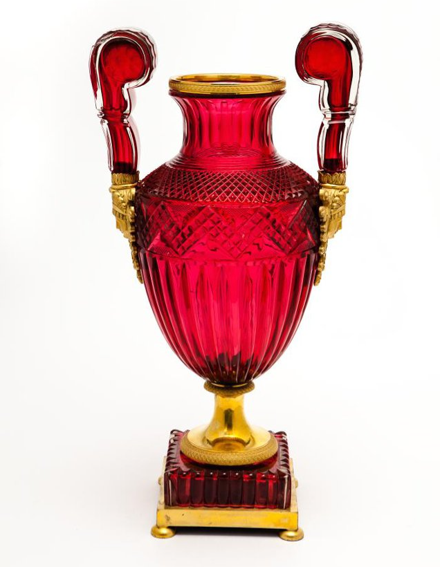 Императорский стеклянный завод. Ваза. Российская империя, г. Санкт-Петербург. 1830-е годы