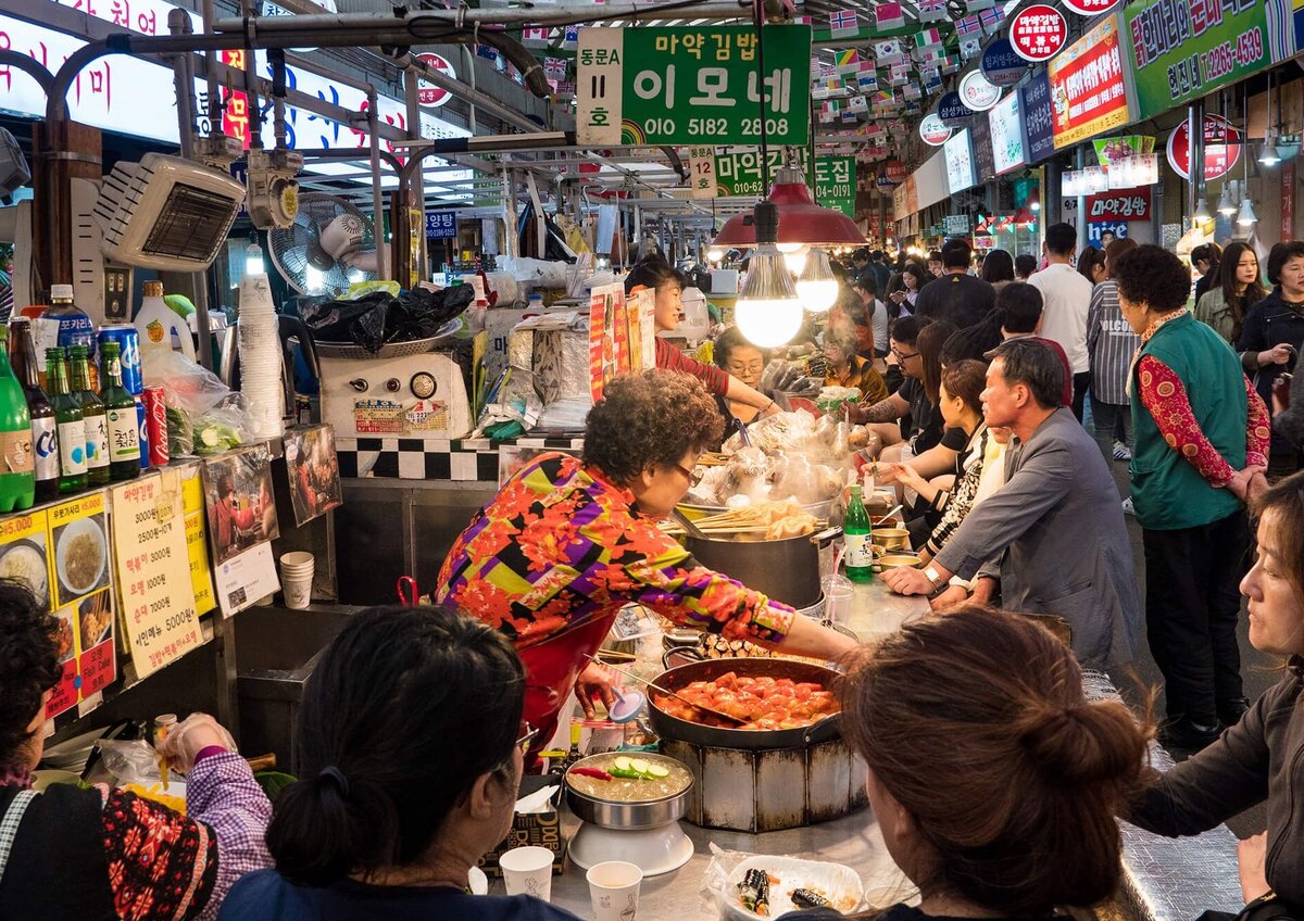 Оптовый рынок в Южной Корее
