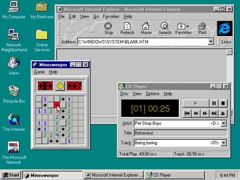 Explore player. Windows 95 Интерфейс. Скриншоты виндовс 95. Графический Интерфейс Windows 95. Изображение интерфейса ОС Windows 95.