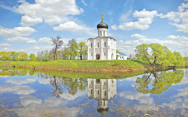 Картина на Нерли панорамный