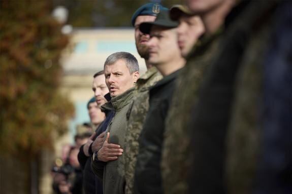    Украинские военнослужащие, Ukrainian Presidential Press Off/Keystone Press Agency