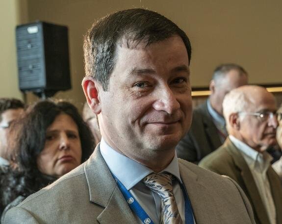    Первый заместитель постпреда России при ООН Дмитрий Полянский. Фото: Lev Radin/globallook.com