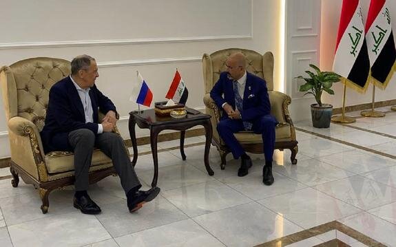    Сергей Лавров по прибытии в Багдад. Фото: Мария Захарова.