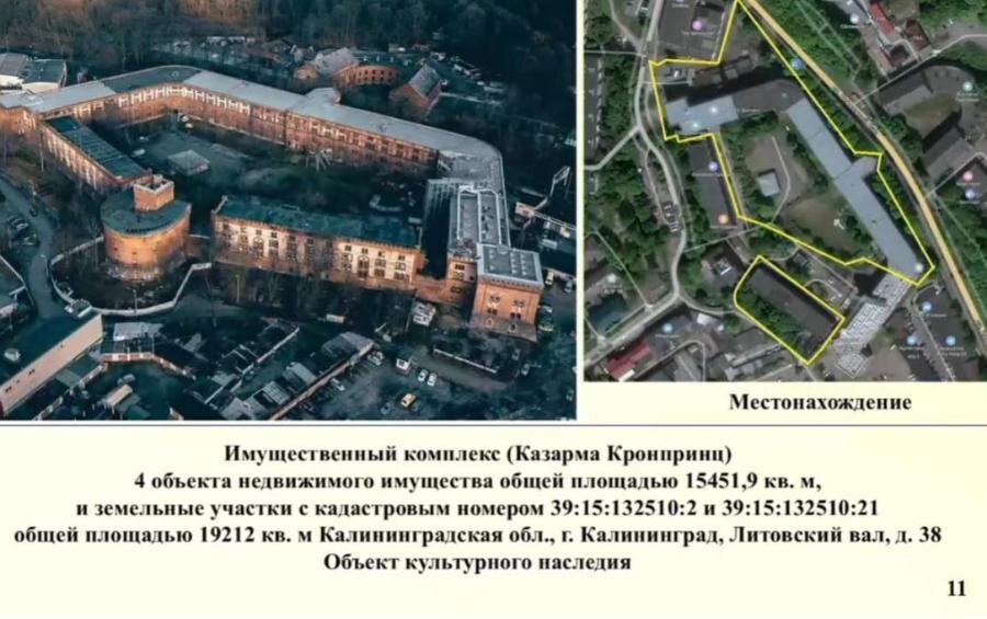 Изображение из презентации агентства по имуществу Калининградской области