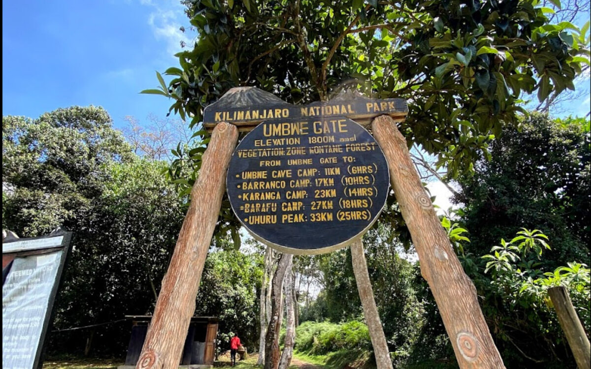 Стартовая точка нашего маршрута