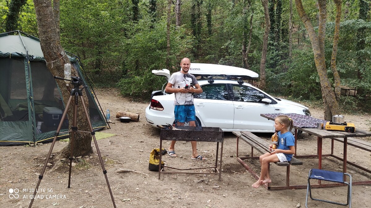 Отдыхаем в кемпинге Абрау-Дюрсо