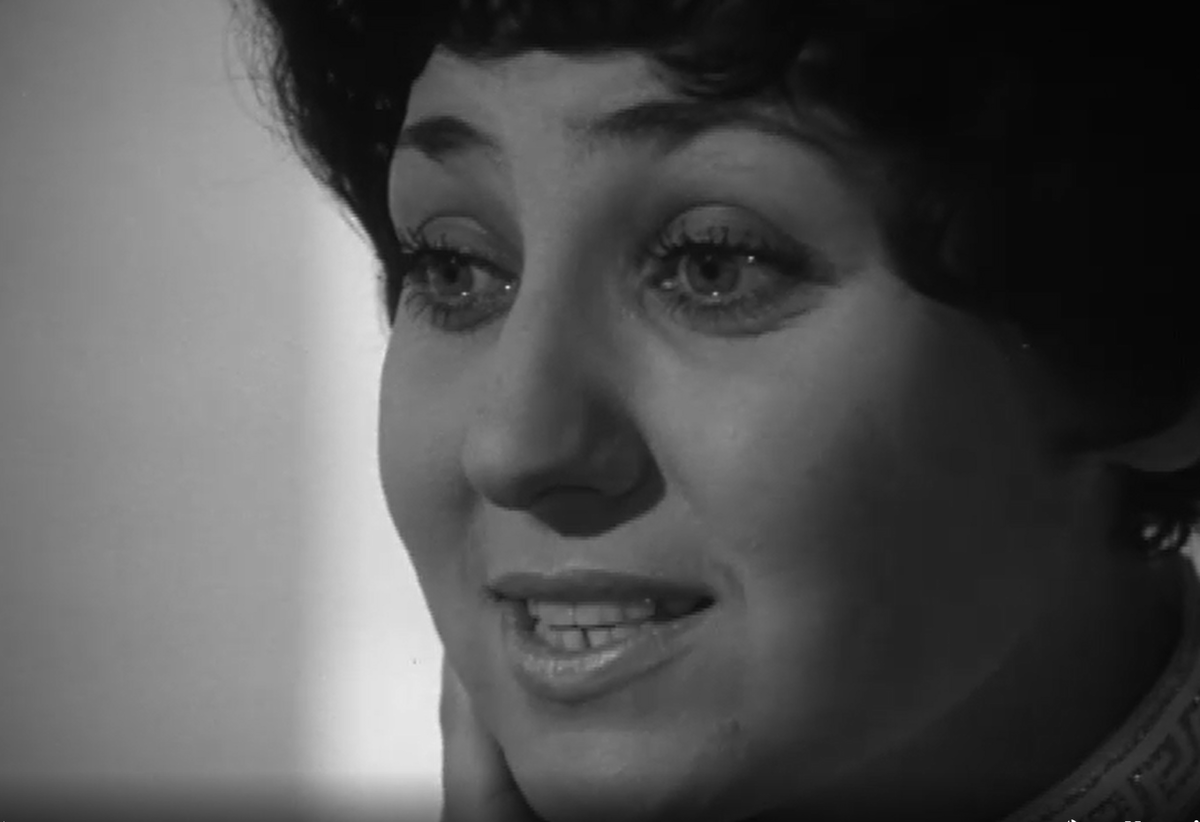 Аида Ведищева. Кадр из архивов Гостелерадиофонда