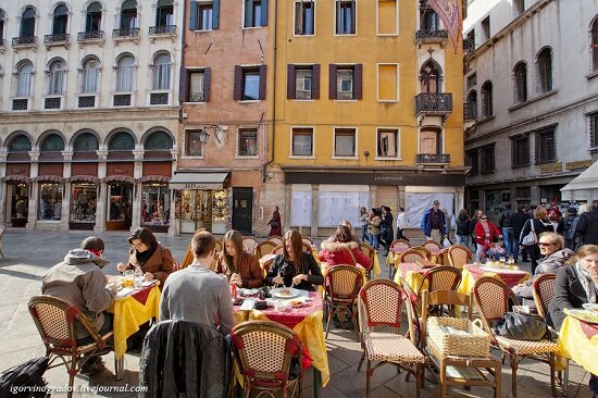 Ошибка русского туриста, из-за которой за кофе в Венеции попросят не 5, а 35 евро