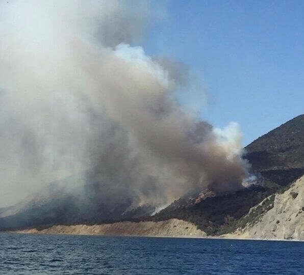 Пожар на Малом Утрише