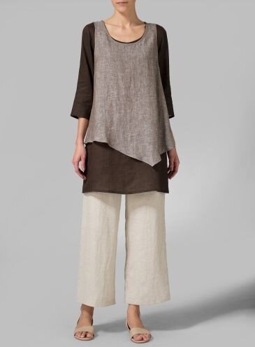 Блузки в стиле бохо всегда свободные и в несколько слоев. Такую одежду шьют из хлопка или льна, поэтому в ней особенно комфортно