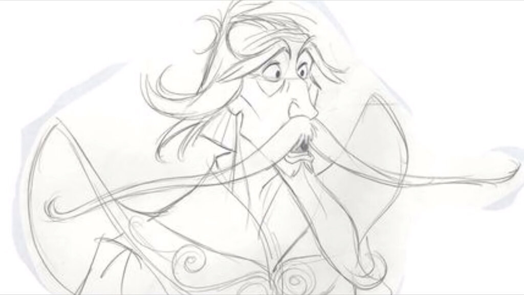 № 2. «Дон Кихот»                                                                                                                                                      Персонаж испанского писателя Мигеля де Сервантеса по имени Дон Кихот мог бы стать одним из «детей» студии Disney. Проекту в 40−50-х годах давали старт целых три раза, и это только те, от которых остались хоть какие-то факты. В первый раз лента не получила никакого хода после представленных концепт-артов, виной тому стали плохие сборы «Пиноккио» и «Фантазии» (да, и такое было!).                                                             Во второй раз, уже с другими художниками и совершенно иным (более музыкальным, мы же говорим про Disney, а их персонажи любят петь) видением мультфильма, загвоздка вышла из-за… сценаристов. Да, забастовки были и будут, а в тот момент очередной протест стал решающим. Ведь облик персонажей — это отлично, но немые герои и отсутствие хоть каких-то диалогов ставят на анимационной ленте крест.               Третья попытка обернулась неудачей, которая стала последним гвоздём в крышке гроба данного проекта. И стиль рисовки, и желание «впихнуть» в короткий полуторачасовой мультфильм всю историю из двухтомного произведения — всё это не позволило создателям продвинуться хоть насколько дальше заготовок. Мультипликационная экранизация «Дон Кихота» провалилась.         