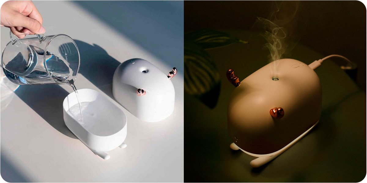 Работает от USB, компактный и тихий