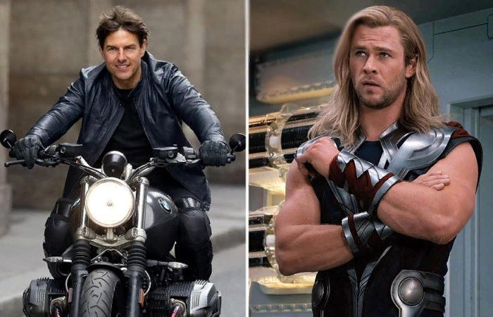 Том Круз и Крис Хемсворт