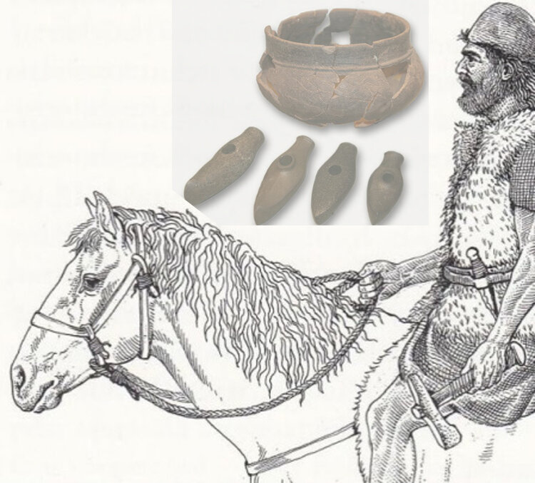 Это ОНИ изобрели боевые топоры и додумались украшать посуду отпечатком шнура. По-английски шнур - это "корд". Поэтому студенты, изучающие этническую антропологию, зовут расовый тип, преобладающий у германоязычных и славяноязычных народов северной Европы, а также у южных балтов "КОРДидами"...  