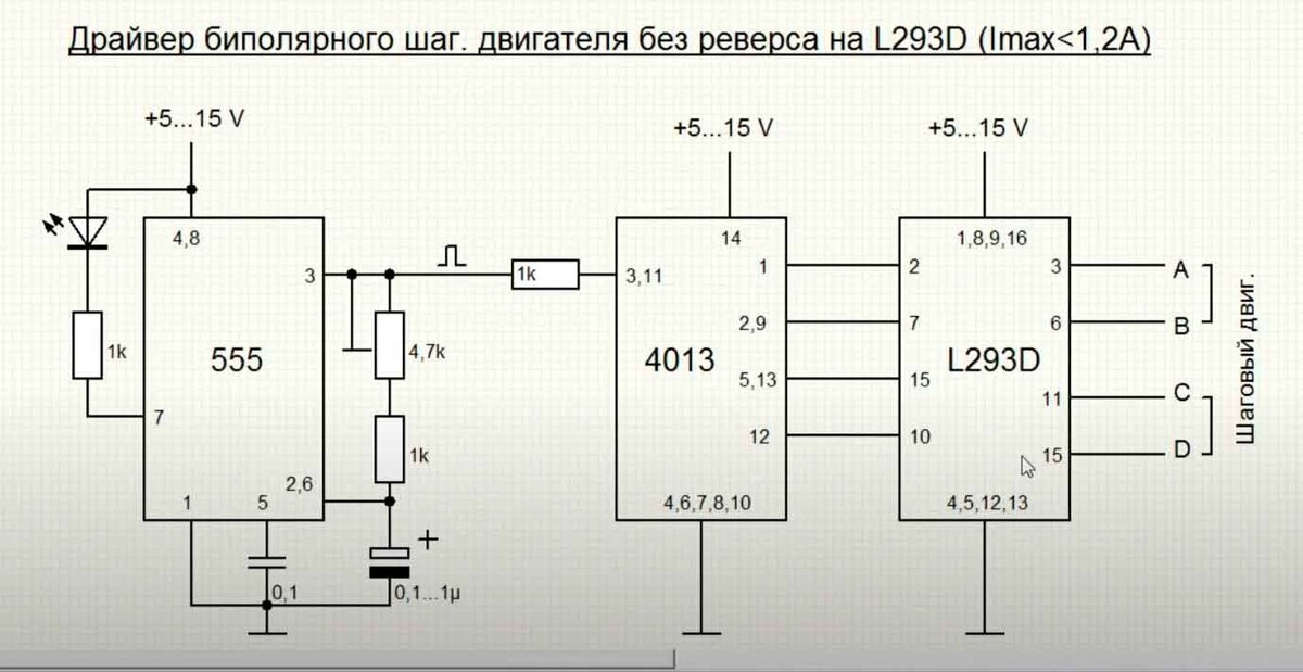 Шаговые двигатели