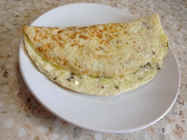 омлет с кабачком, фото автора 