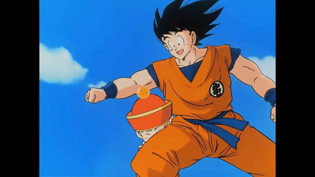 Кадр из аниме "Драгон Болл"