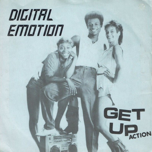 Обложка сингла "Get Up Action" группы Digital Emotion 