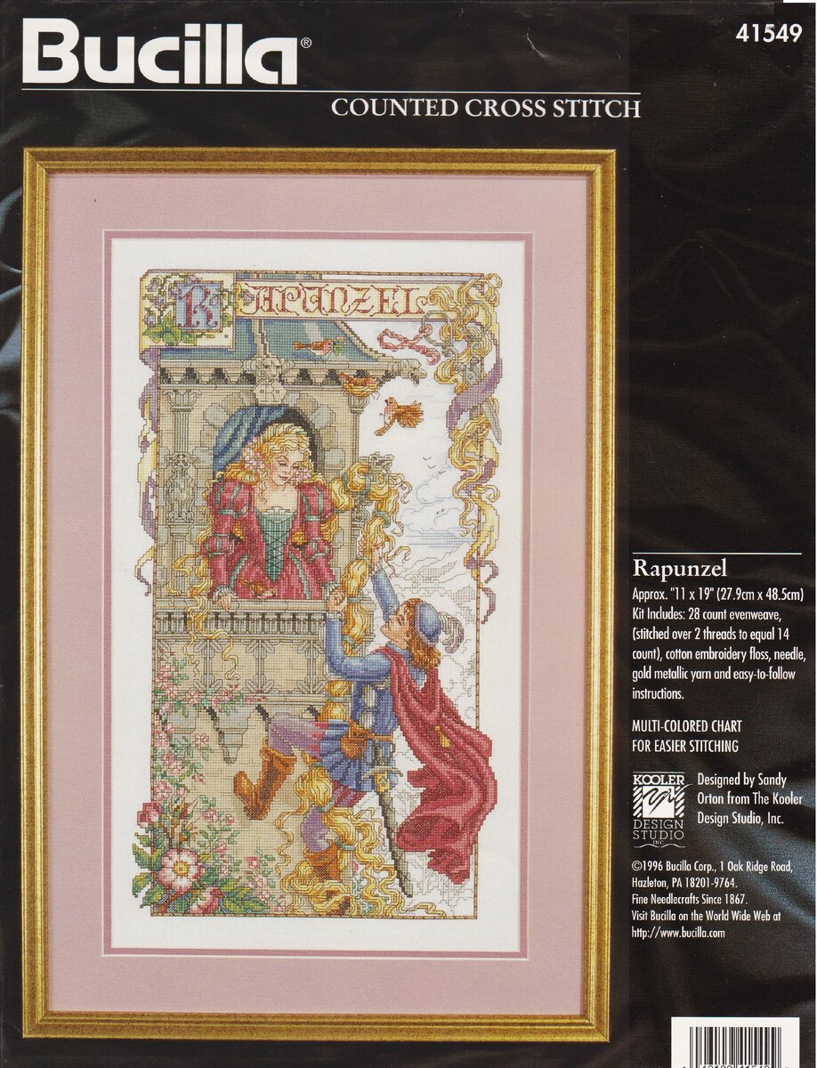 Превью набора Rapunzel, производитель Bucilla, фото автора