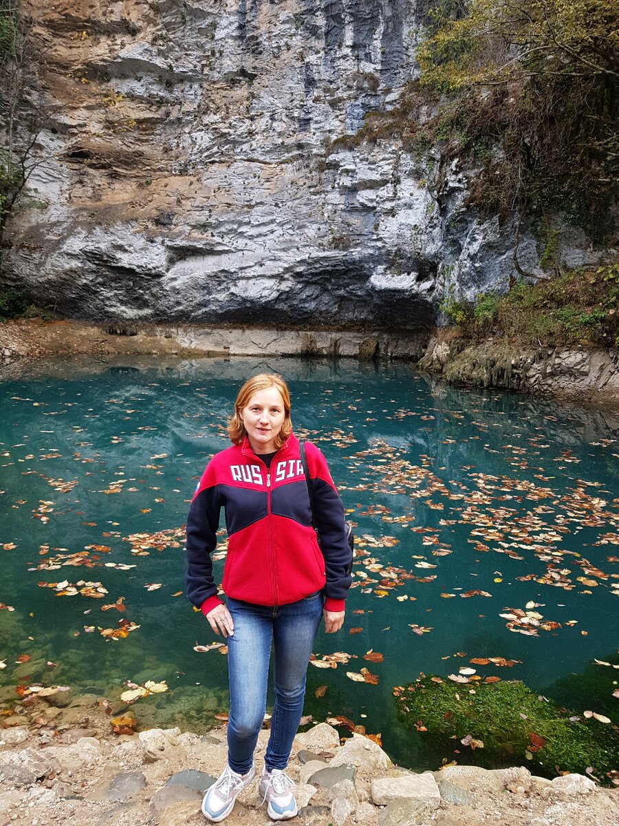 Голубое озеро