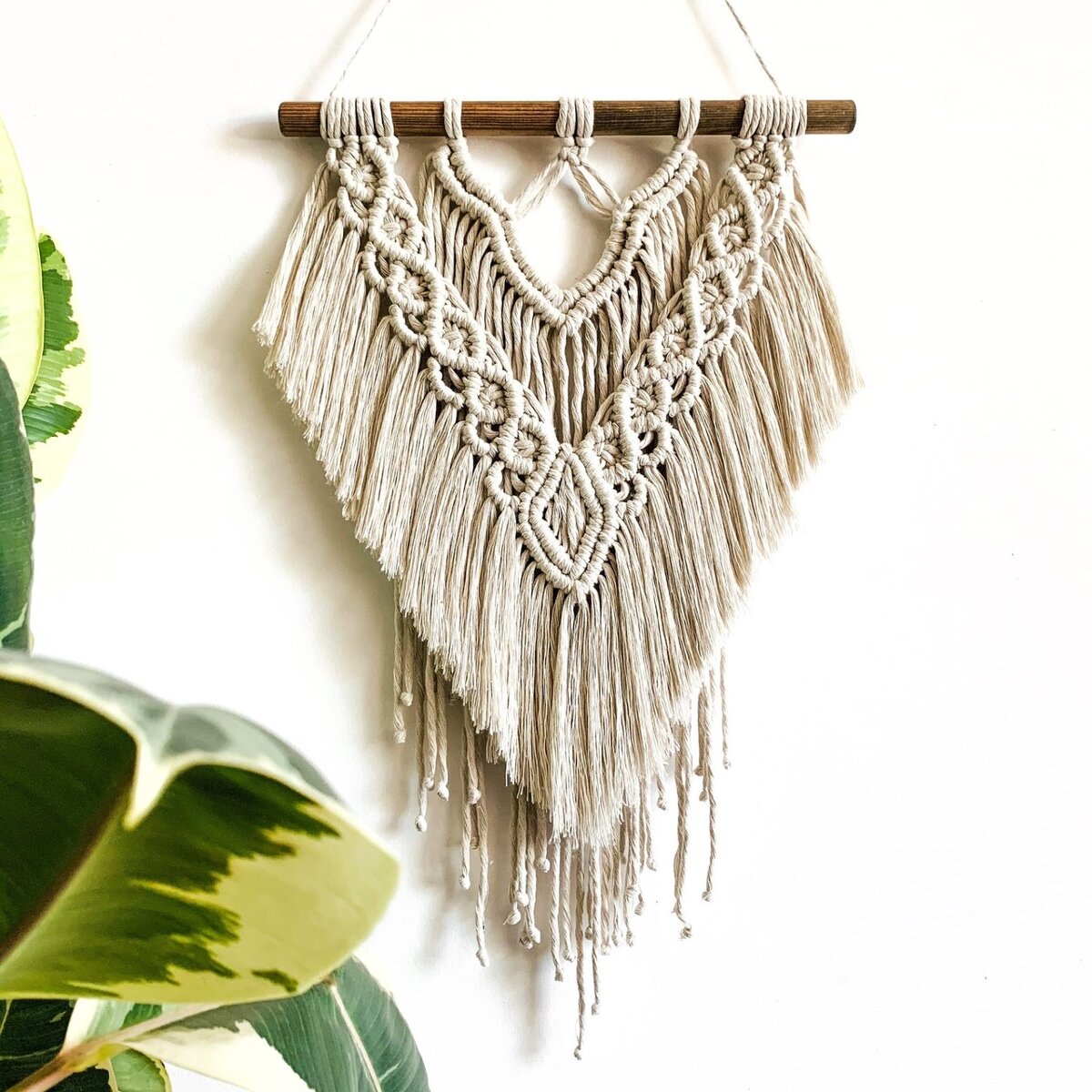 Пример панно в технике макраме