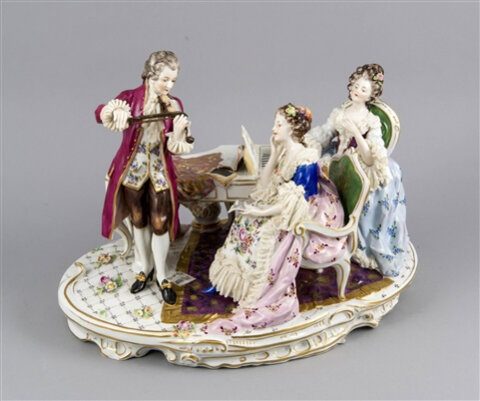 Рудольштадт-Волькштедт. Фарфоровая группа. 