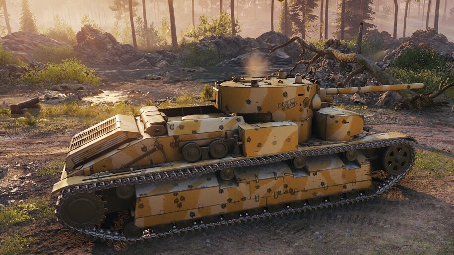 Скриншот из игры World of Tanks.