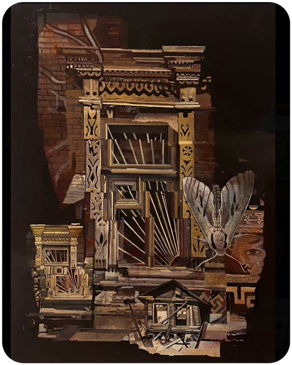 Ilia_wince Работа о “распаде” Холст , акрил.