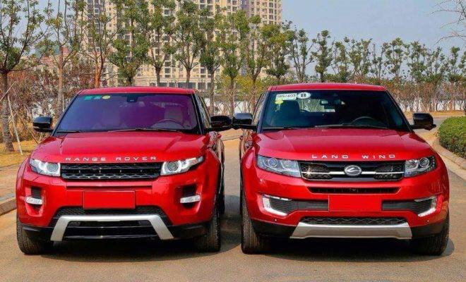 Range Rover Evoque и Landwind X7
