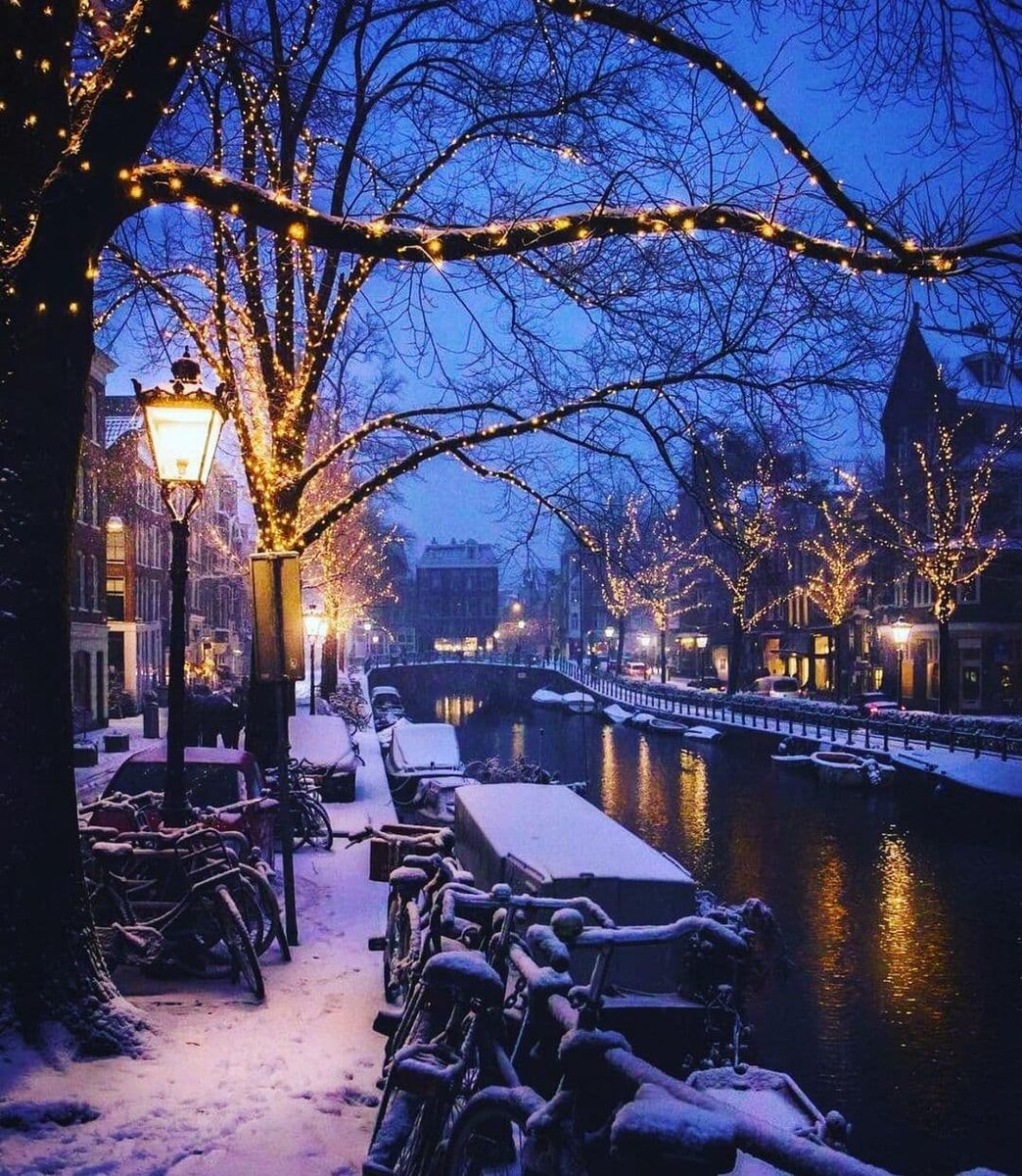 Амстердам предновогодний. Фото by love_traveling_so_much https://www.instagram.com/p/CImDTTPJI7S/