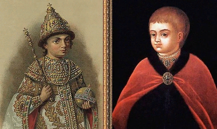 Петр I  в юности