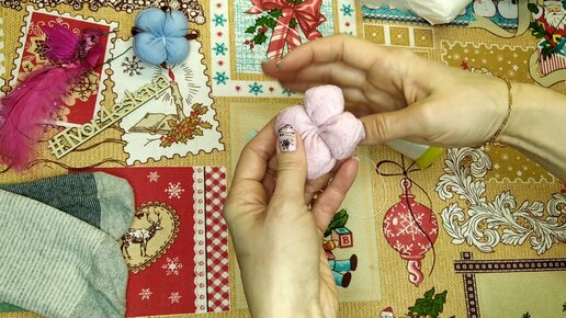 DIY: Как сделать цветок хлопка из носка своими руками?