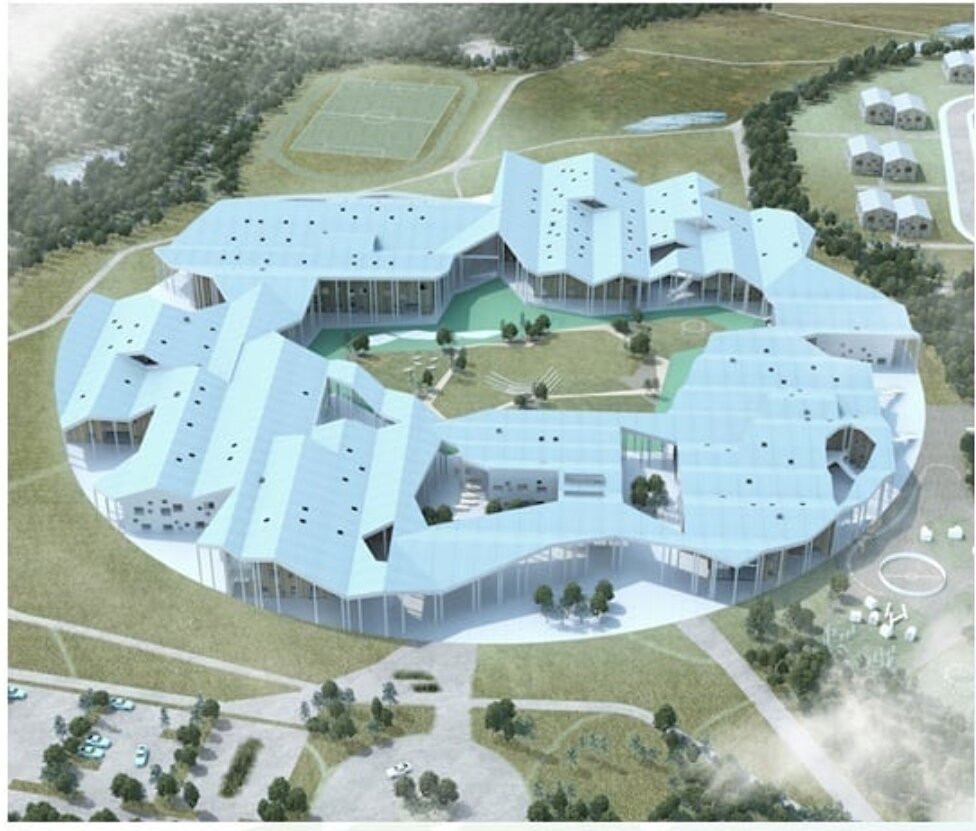 Фотография "точки будущего " сверху